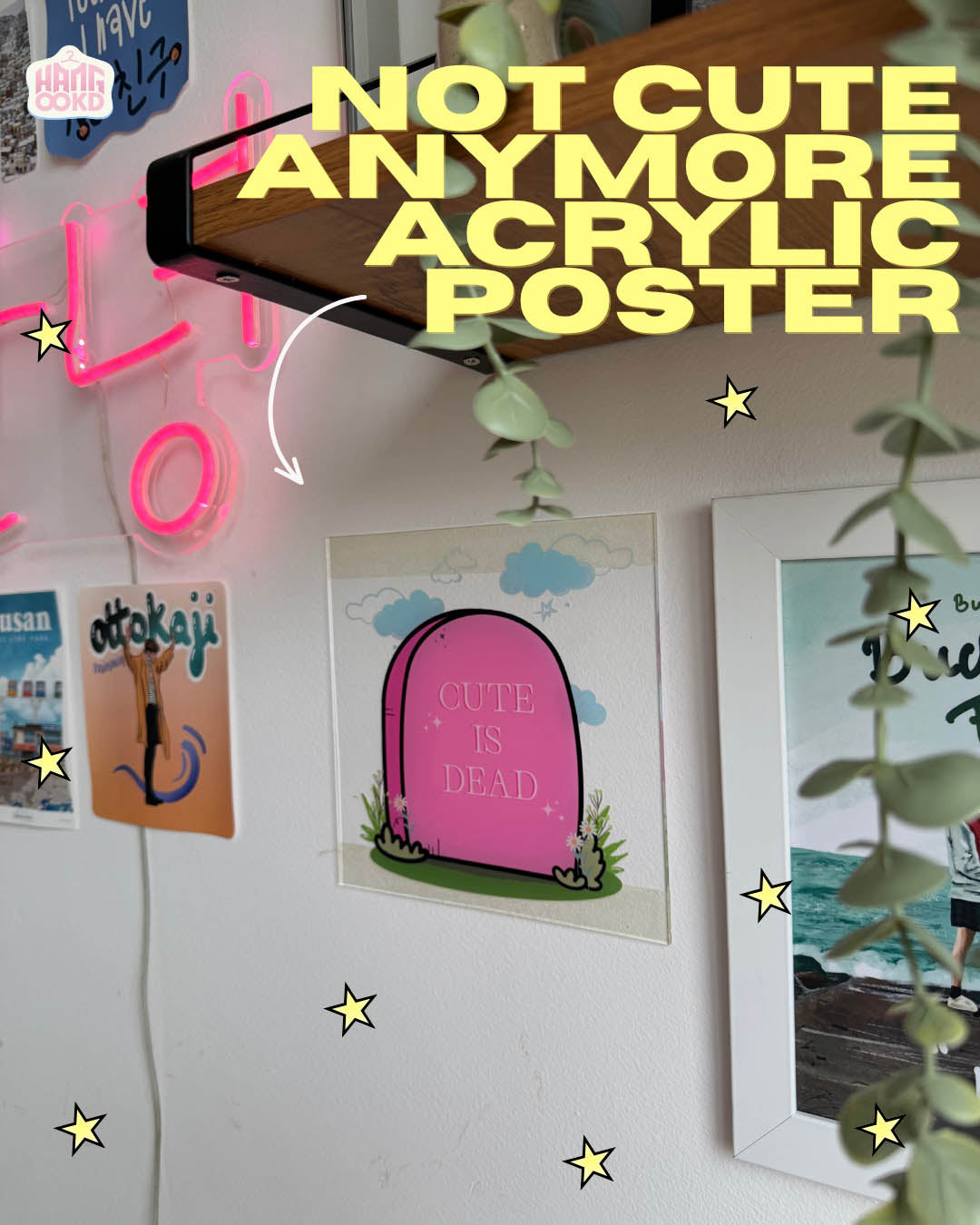 Not Cute Anymore ILLIT Acrylic Poster