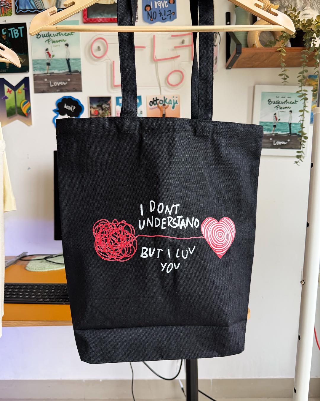 I don't understand but I luv you Seventeen Tote Bag