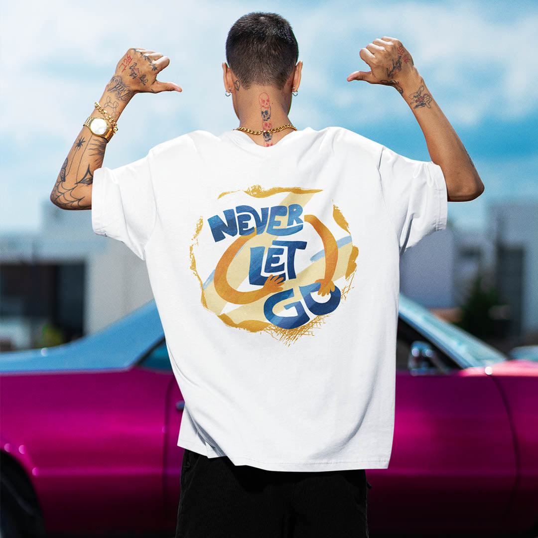 Never Let Go (JK FESTA Song) - Oversized Tee (Unisex)
