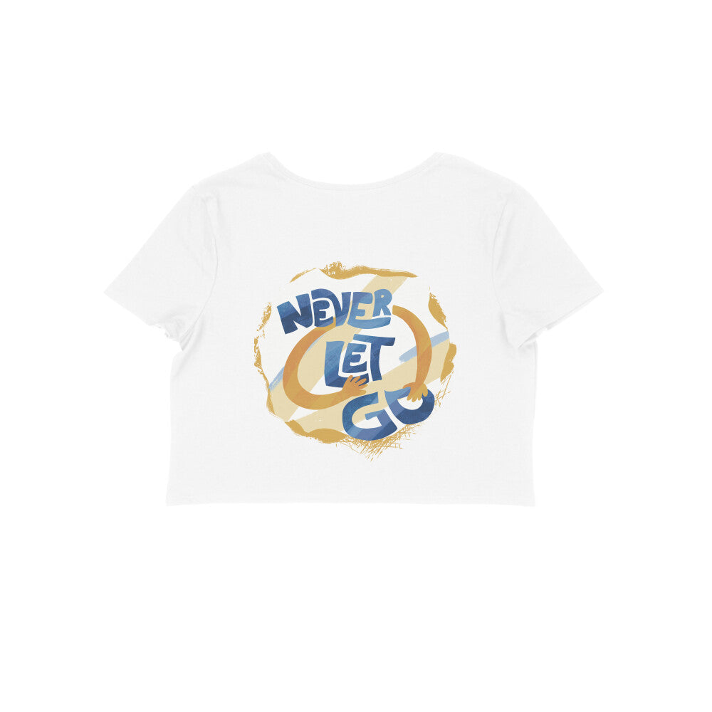 Never Let Go (JK FESTA Song) - Crop Top (Back Print)