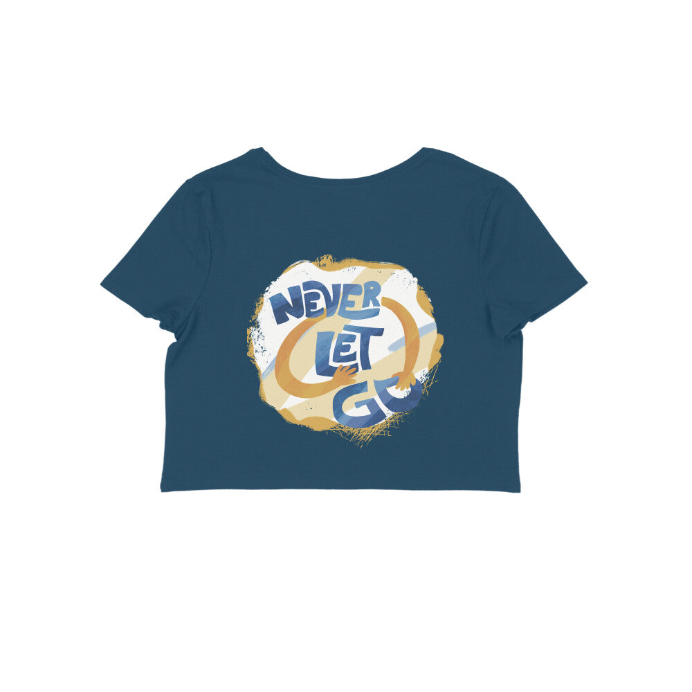 Never Let Go (JK FESTA Song) - Crop Top (Back Print)