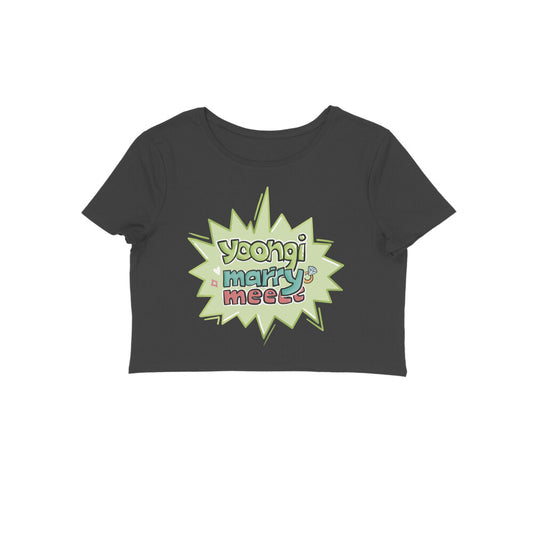 Yoongi Marry Me - Crop Top