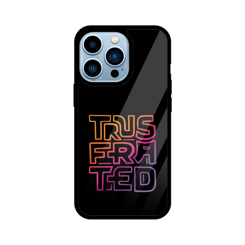 Trusfrated Jungkook (Black) - Glass phone case
