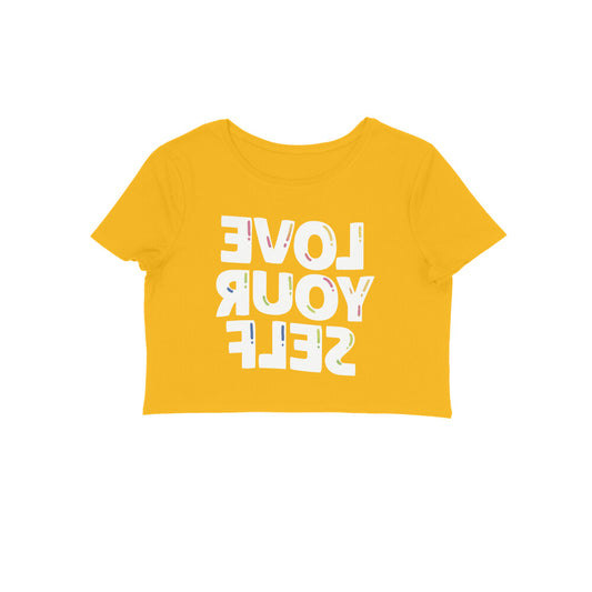 Love Yourself - Crop Top (One Side)
