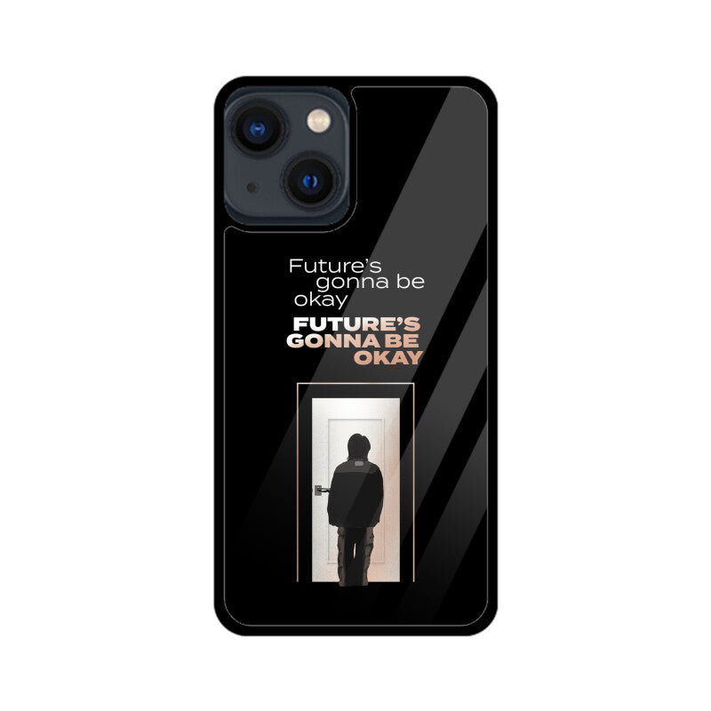 Future's gonna be okay (D-Day by Agust D) - Glass Phone Case (iPhone)