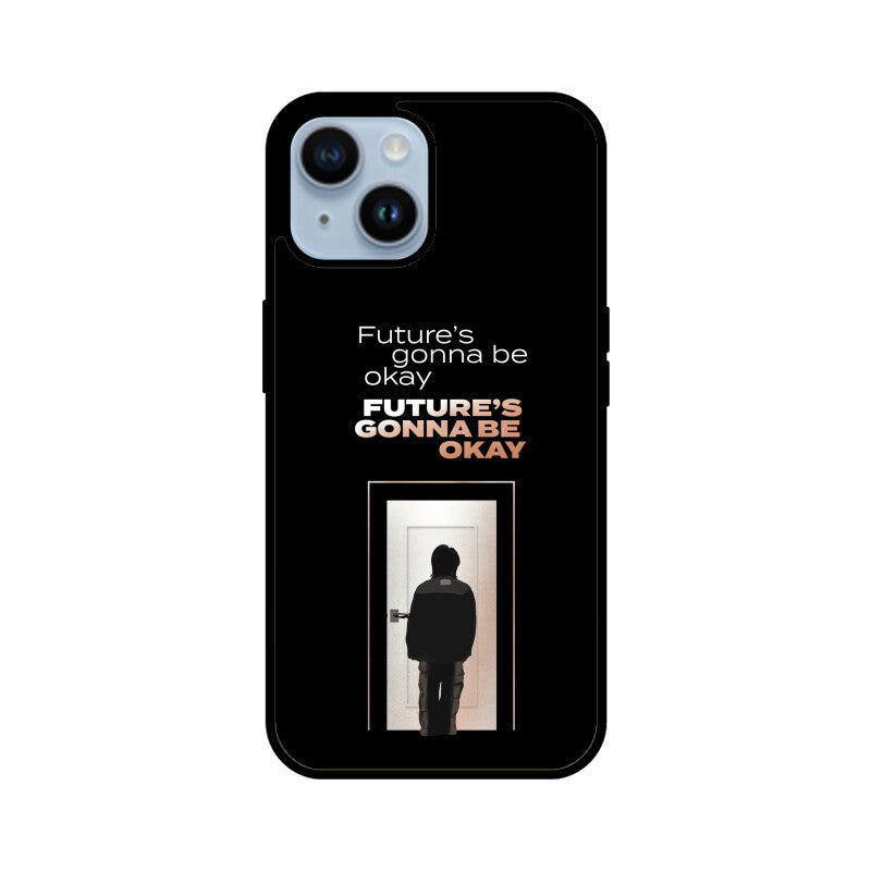 Future's gonna be okay (D-Day by Agust D) - Glass Phone Case (iPhone)