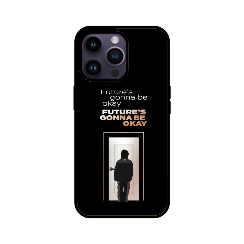 Future's gonna be okay (D-Day by Agust D) - Glass Phone Case (iPhone)