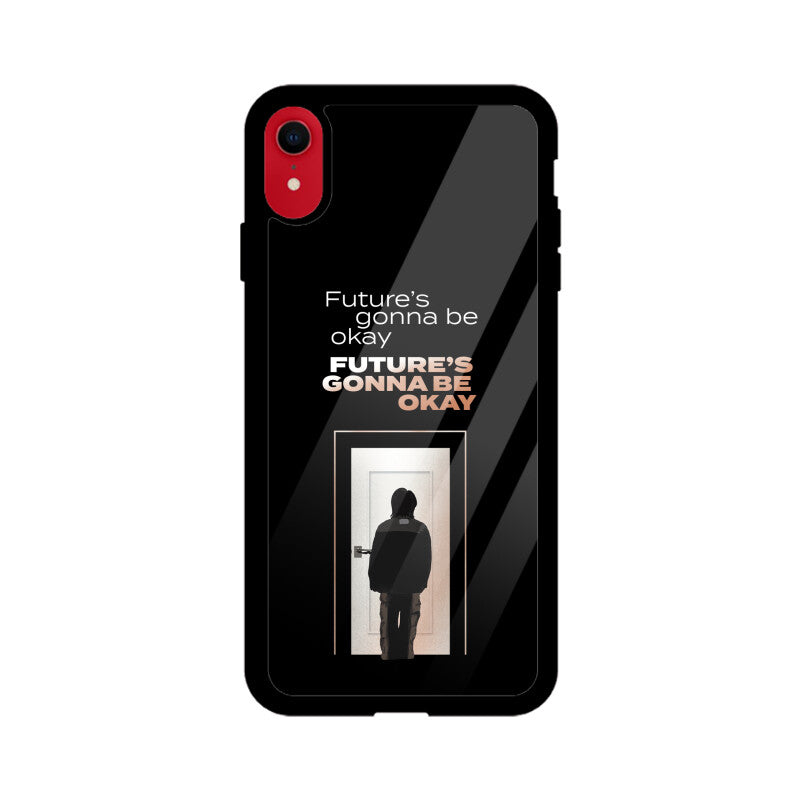 Future's gonna be okay (D-Day by Agust D) - Glass Phone Case (iPhone)