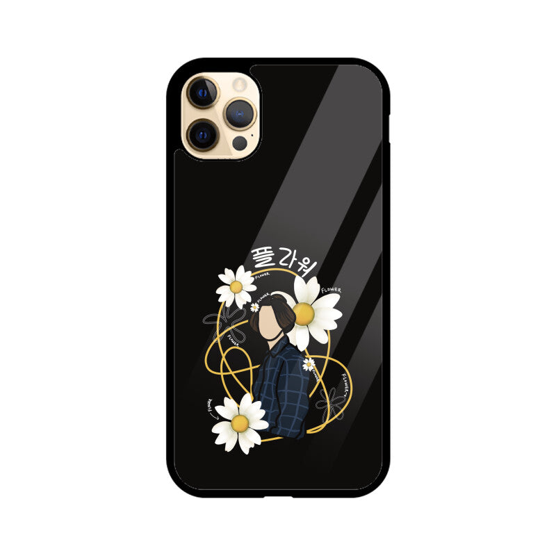 Flower Flower (Jungkook) - iPhone Glass Case