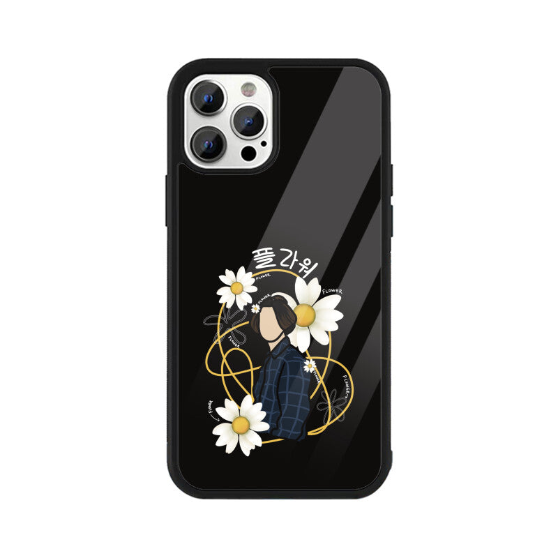 Flower Flower (Jungkook) - iPhone Glass Case