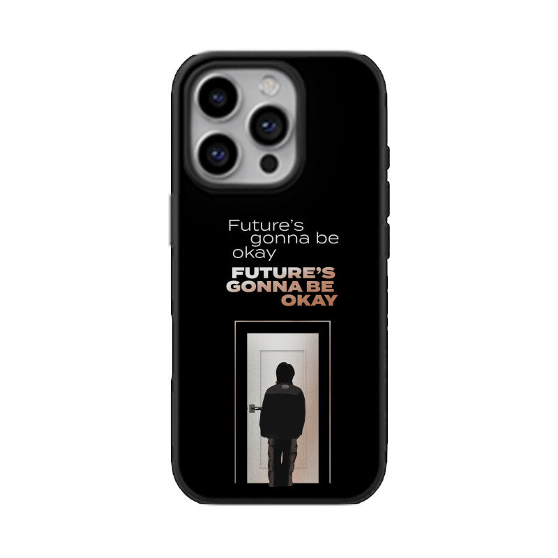 Future's gonna be okay (D-Day by Agust D) - Glass Phone Case (iPhone)