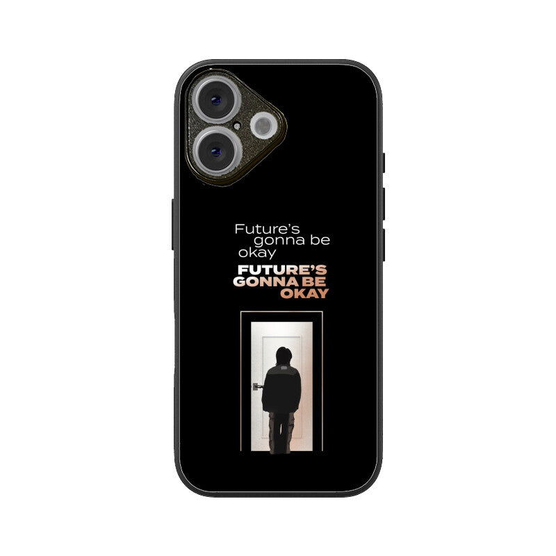 Future's gonna be okay (D-Day by Agust D) - Glass Phone Case (iPhone)