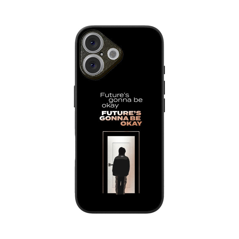 Future's gonna be okay (D-Day by Agust D) - Glass Phone Case (iPhone)