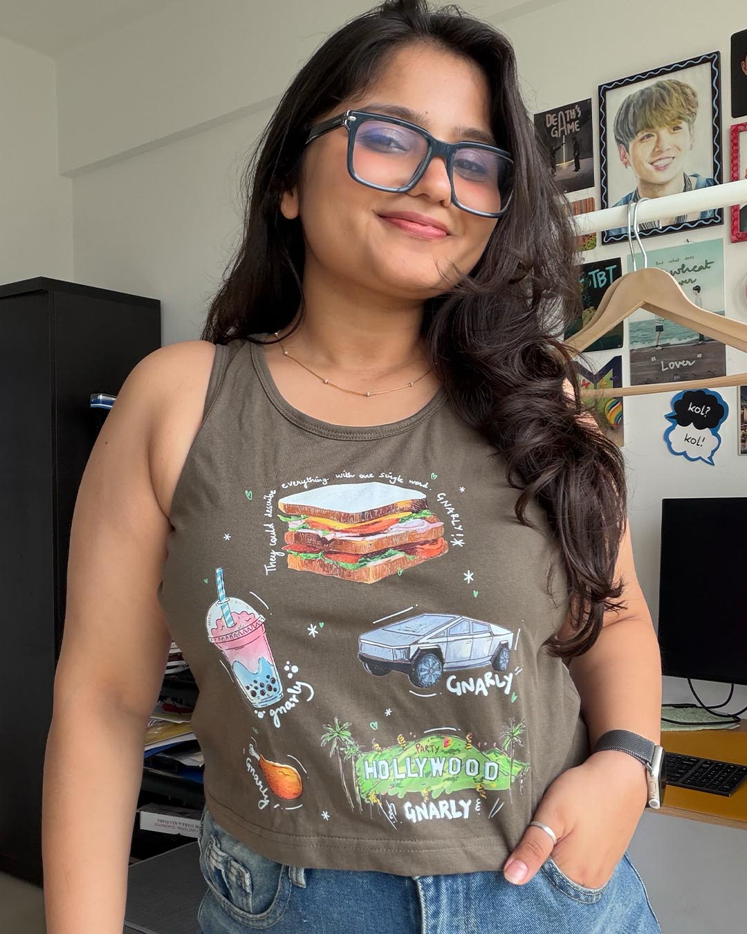 Gnarly KATSEYE Crop Tank