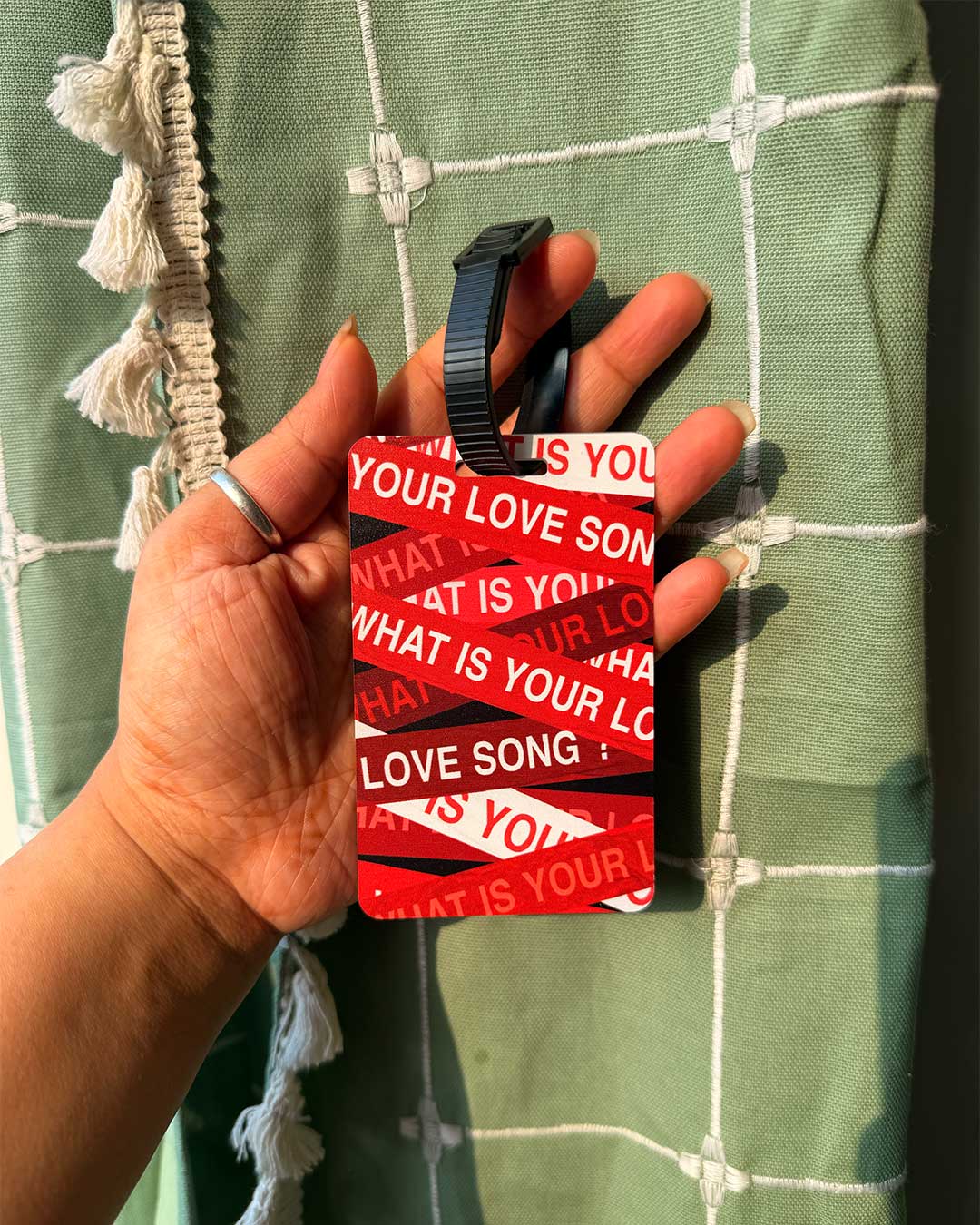 What is your love song Bangtan Luggage Tag