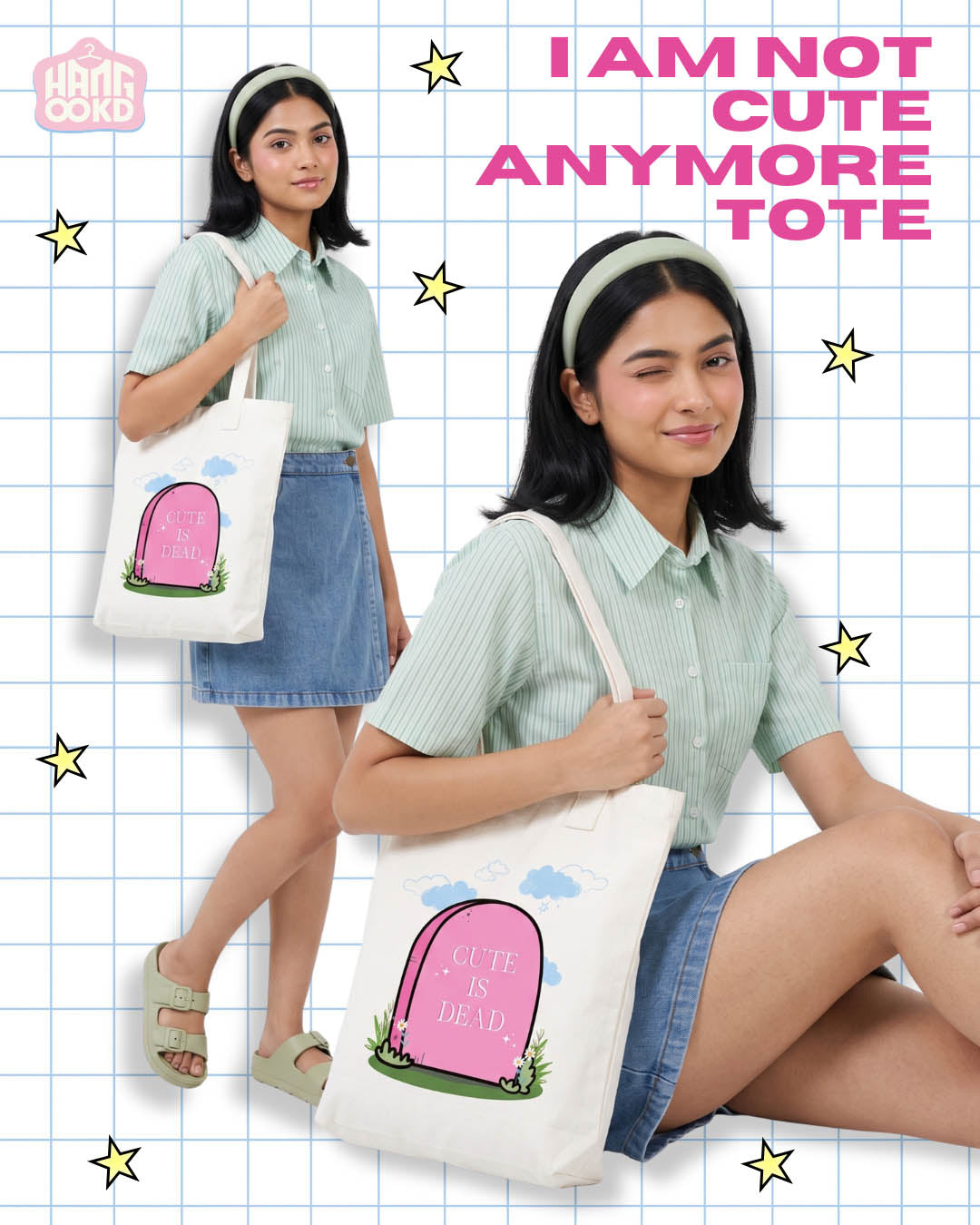 ILLIT Not Cute Anymore Tote Bag
