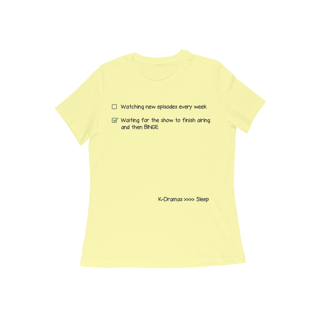 K-Drama Binge - Women's Tee