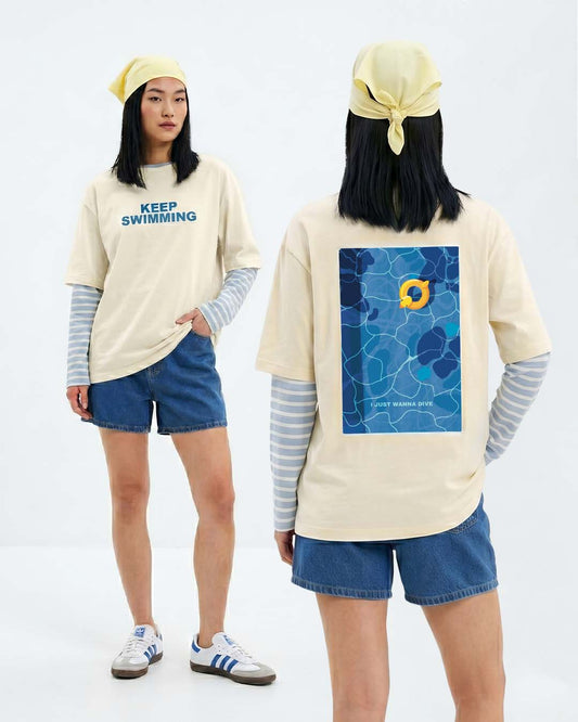 Keep Swimming with BTS - Oversized Tee