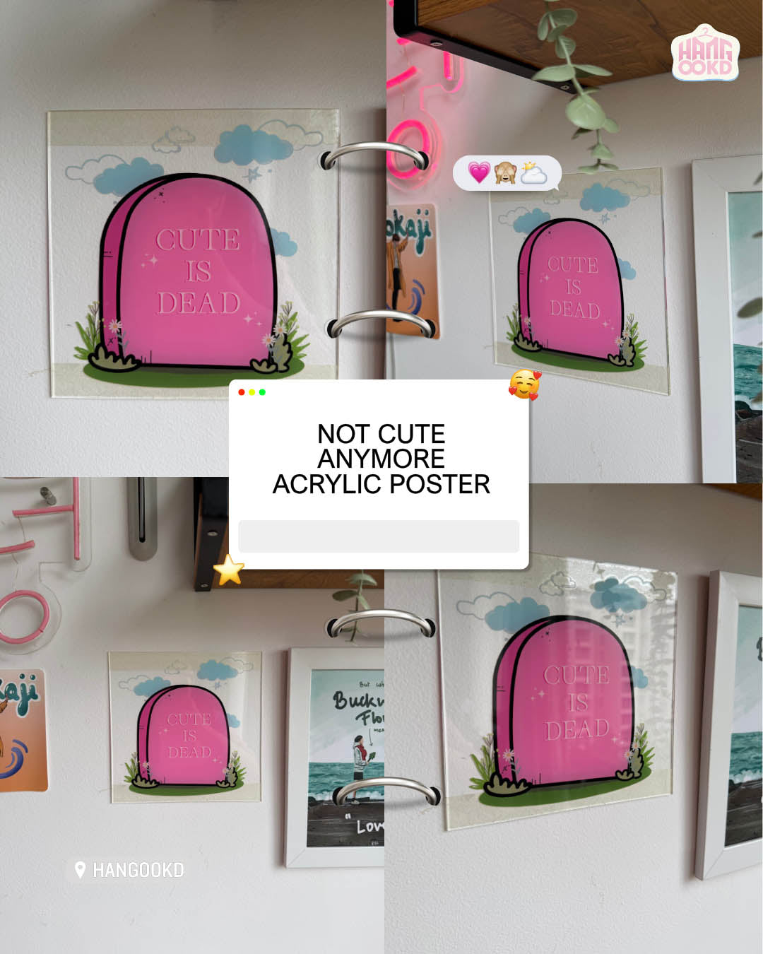 Not Cute Anymore ILLIT Acrylic Poster