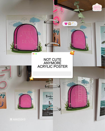 Not Cute Anymore ILLIT Acrylic Poster