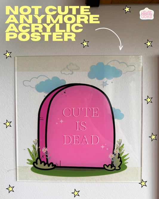 Not Cute Anymore ILLIT Acrylic Poster