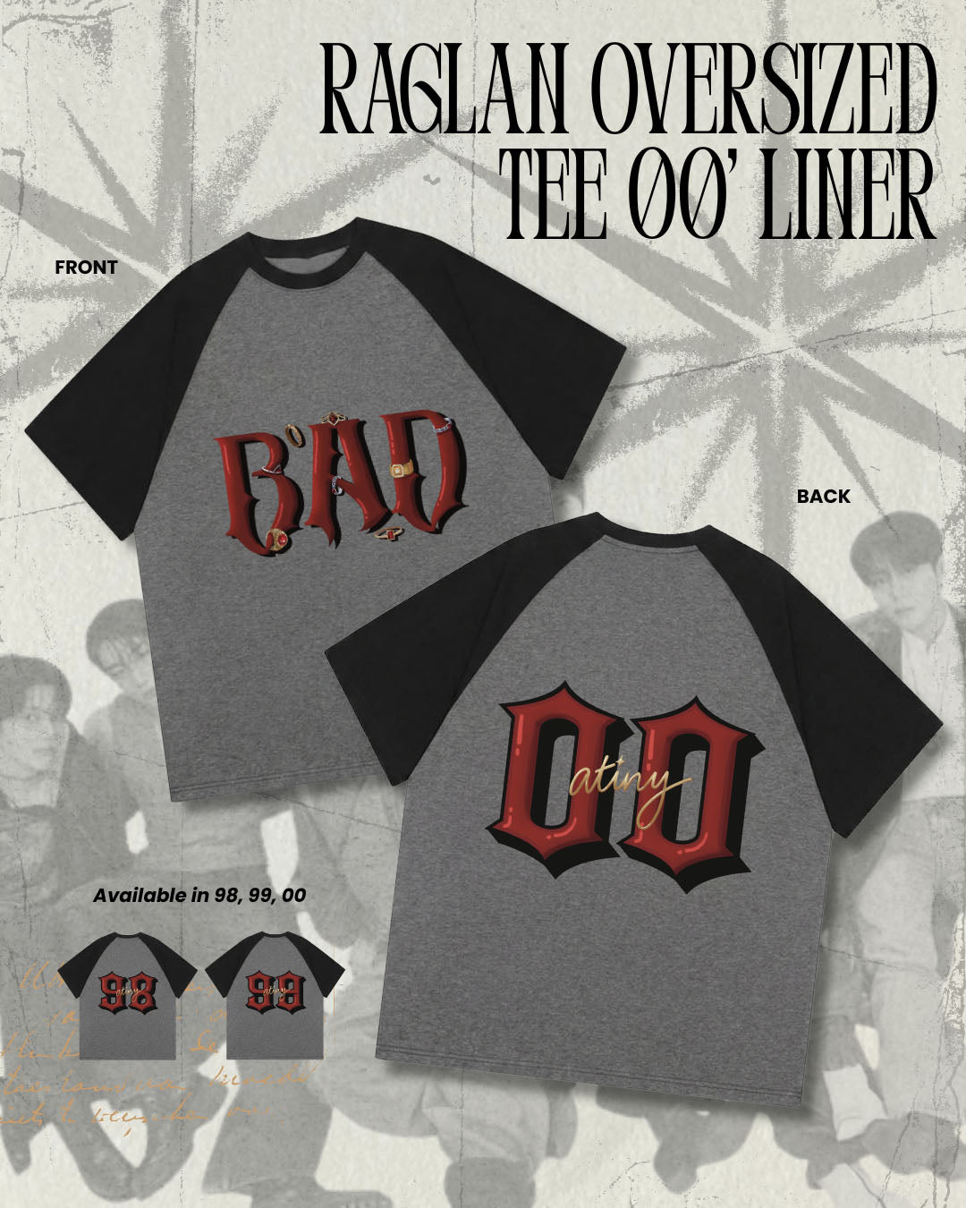 BAD Ateez Oversized T-shirt (Pre orders OPEN)