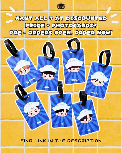BTS V Sailor Luggage Tag