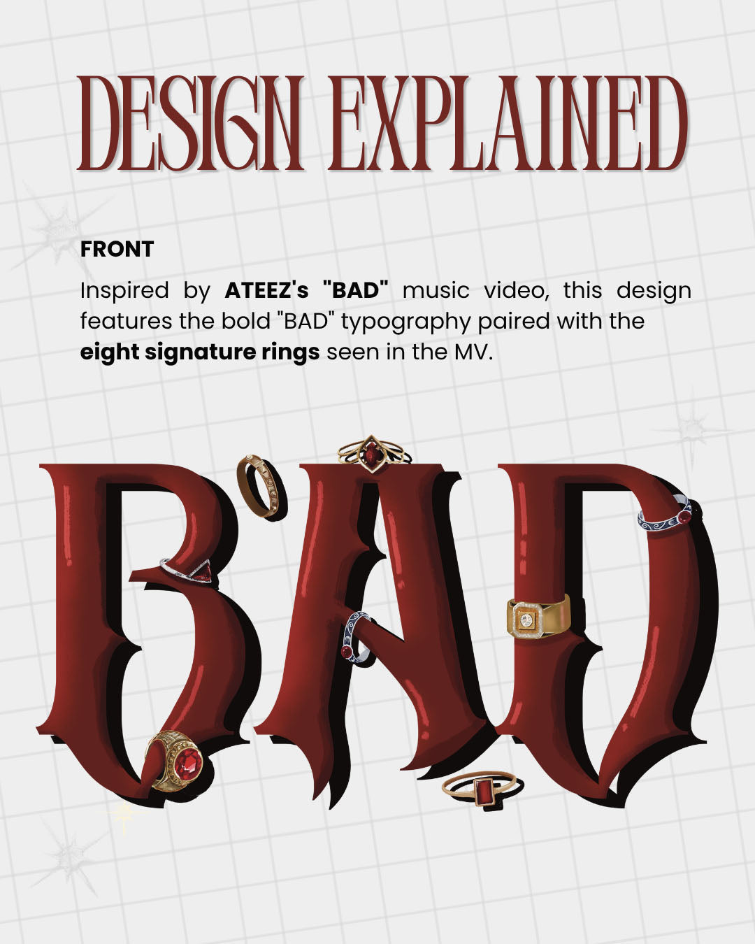 BAD Ateez Crop Baby Tee (Pre orders OPEN)