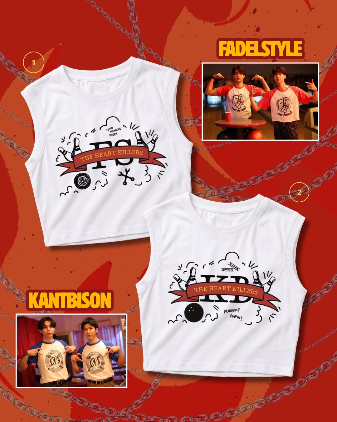 The Heart Killers Crop Tank