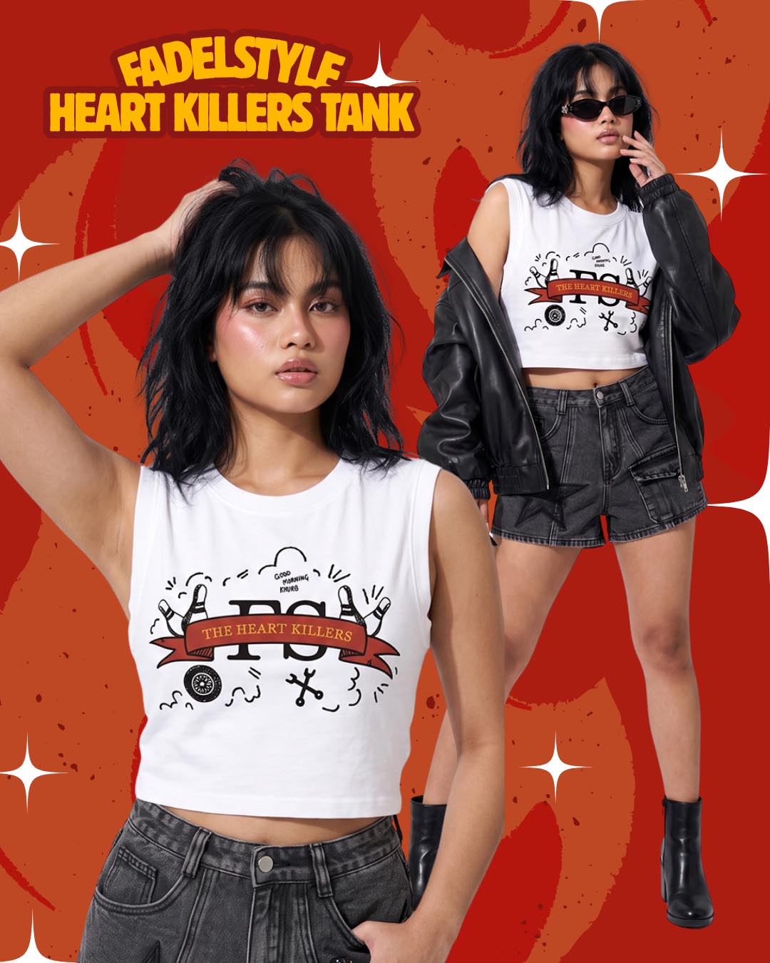 The Heart Killers Crop Tank