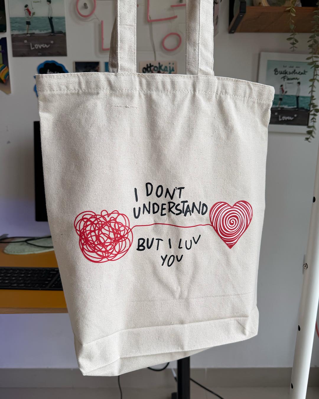 I don't understand but I luv you Seventeen Tote Bag