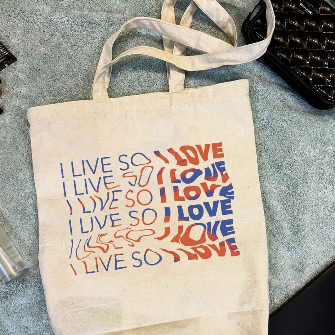 I live so I love (RM) - Tote Bag