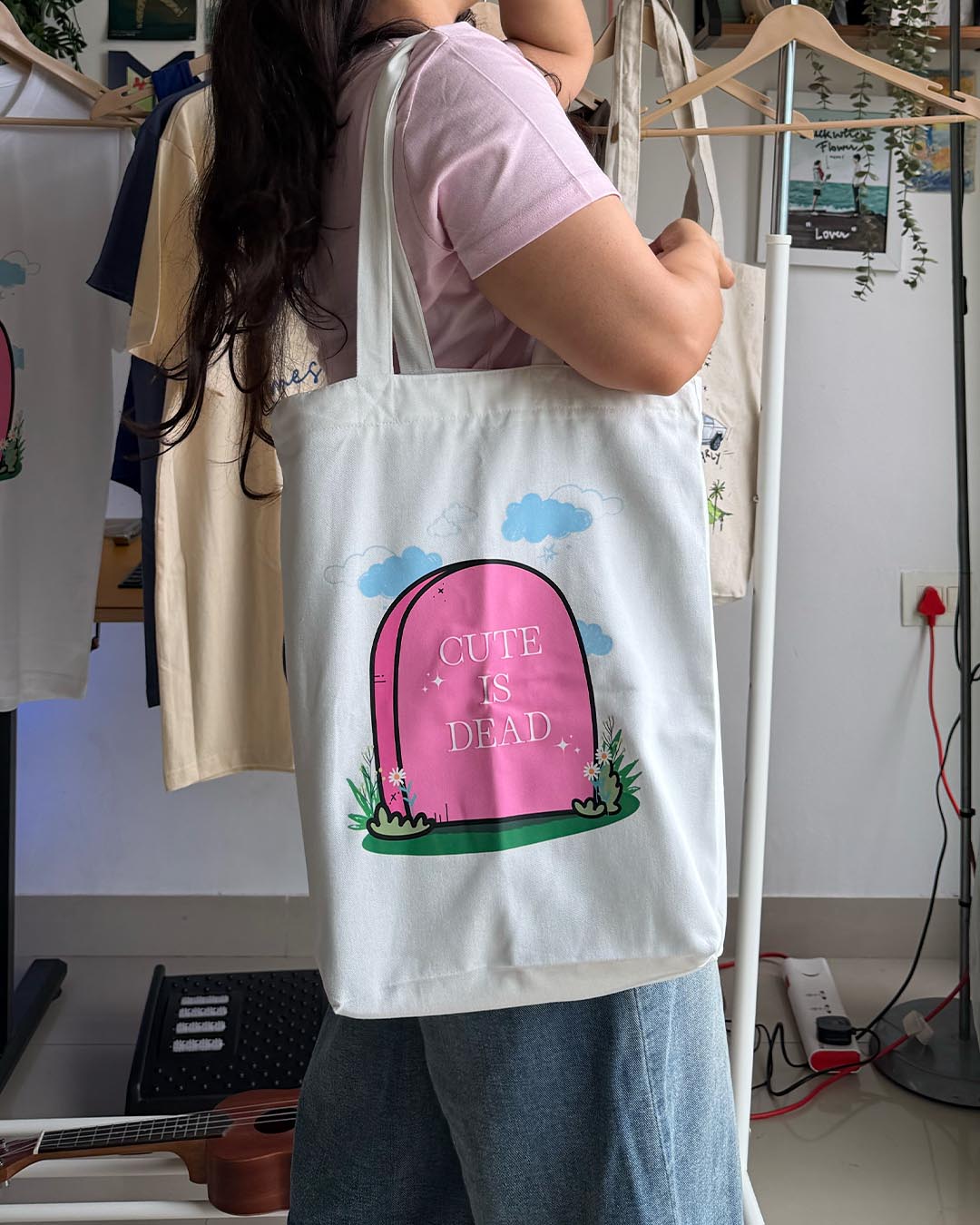 ILLIT Not Cute Anymore Tote Bag