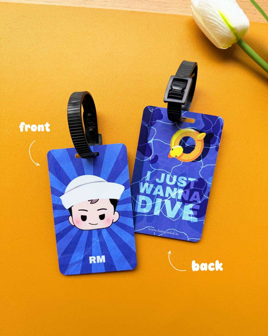 BTS RM Sailor Luggage Tag