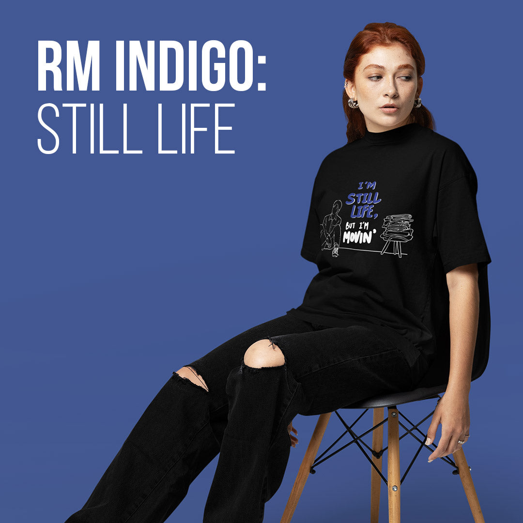 RM Indigo Still Life - Oversized Tee