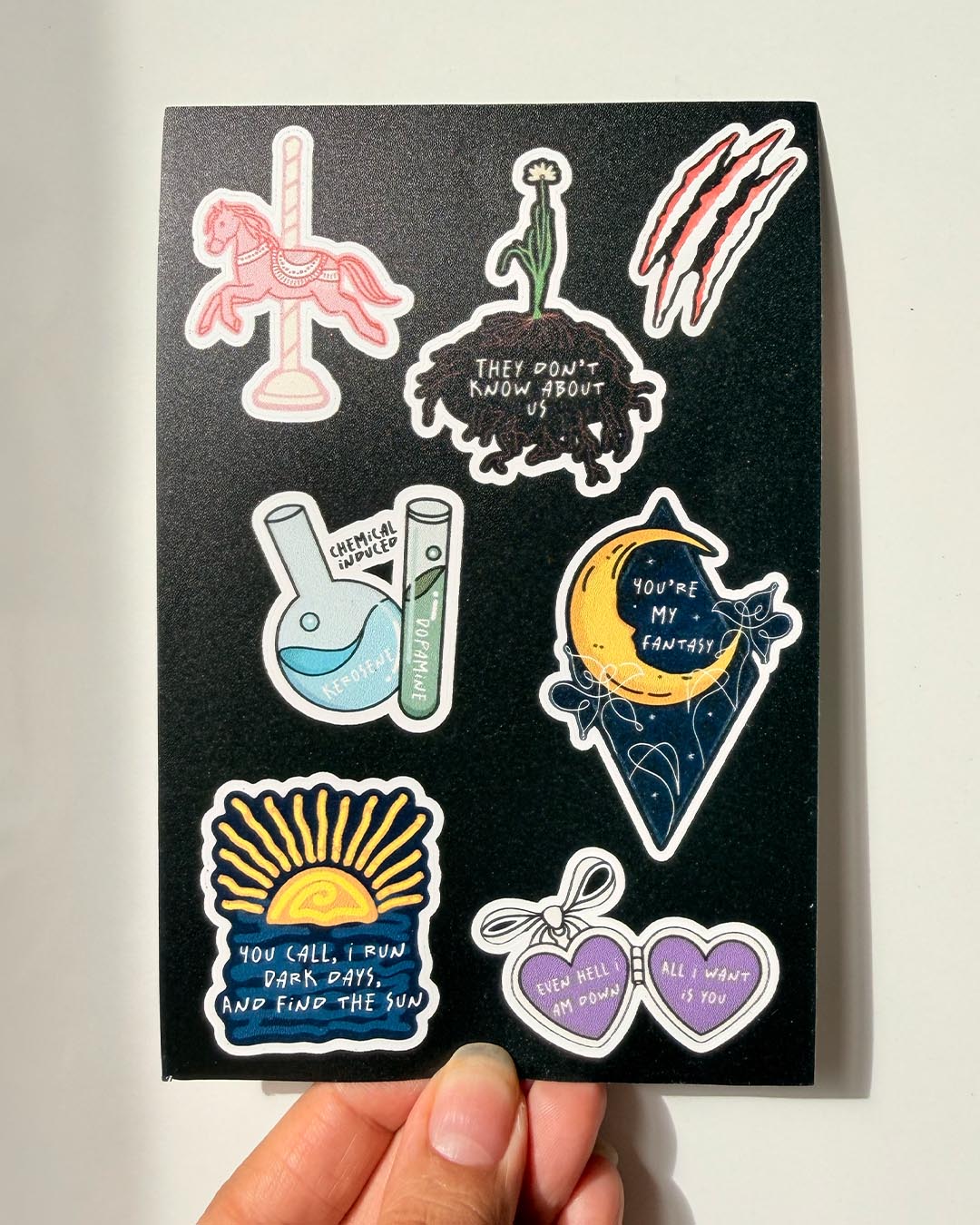 BTS Arirang Tracklist Sticker Sheet