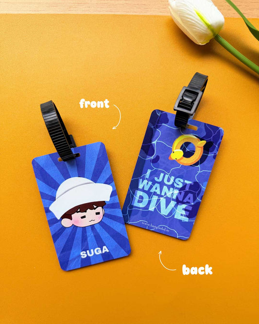 BTS SUGA Sailor Luggage Tag