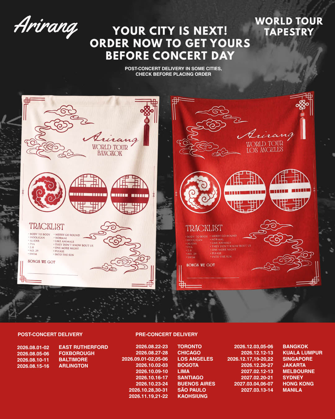 Arirang World Tour Tapestry