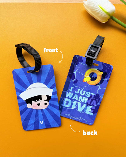 BTS V Sailor Luggage Tag