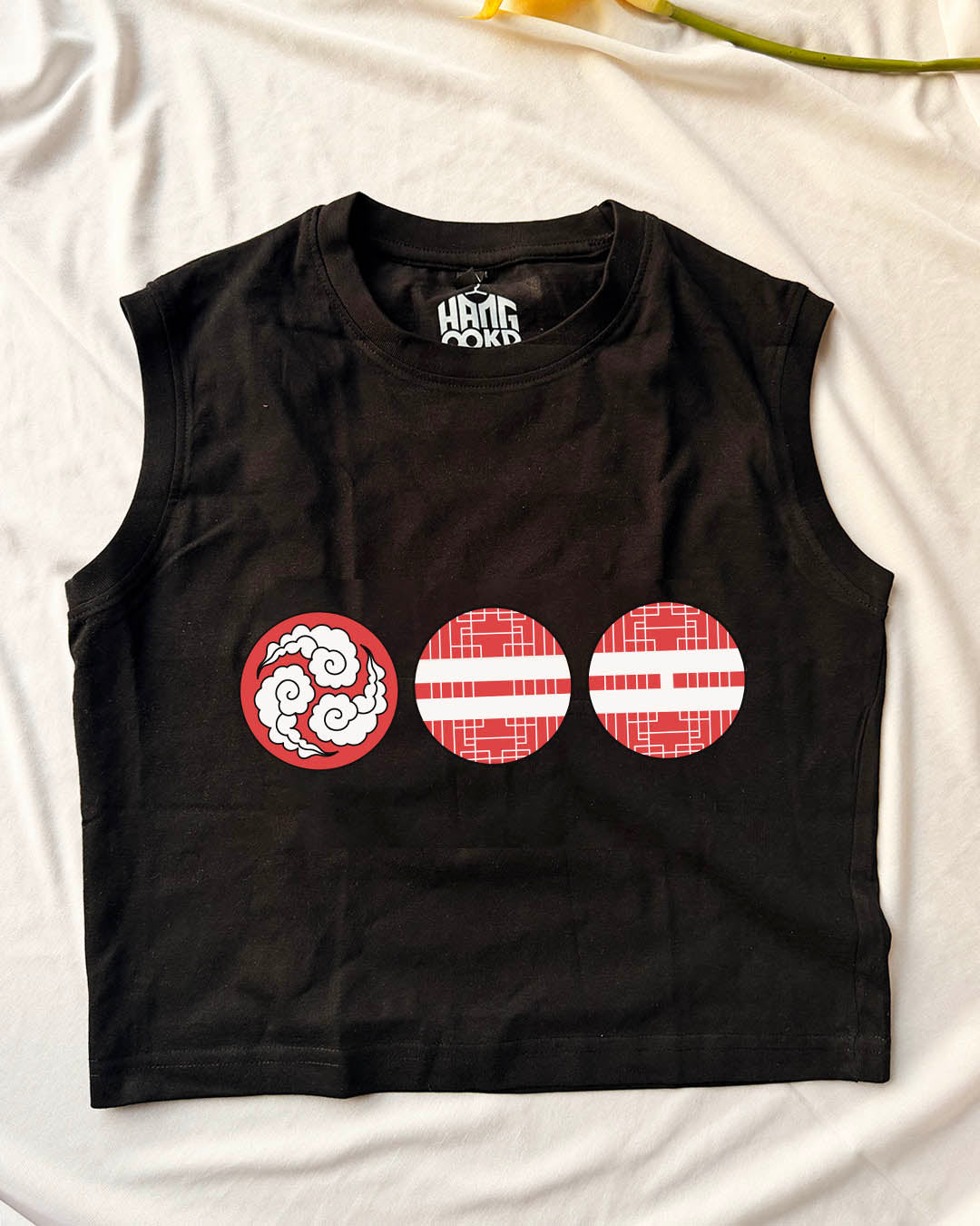 Arirang BTS Traditional Patterns Crop Tank Tee