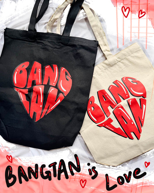 Bangtan is love Tote Bag