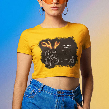 TXT Crown Morse Code - Crop Top