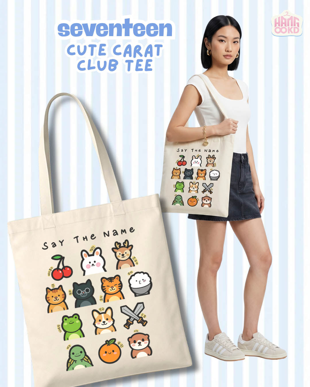 Seventeen Cute Carat Club Tote Bag