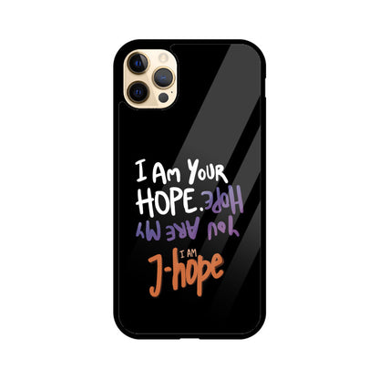 I am j-hope - Glass phone case
