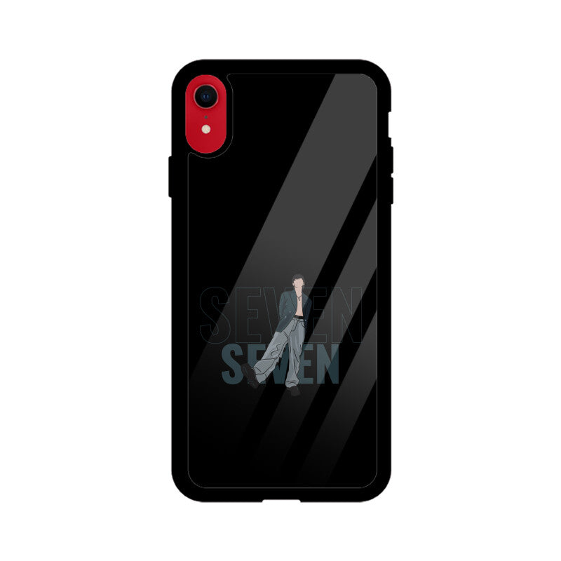 Seven (Jungkook) Black - Glass phone case