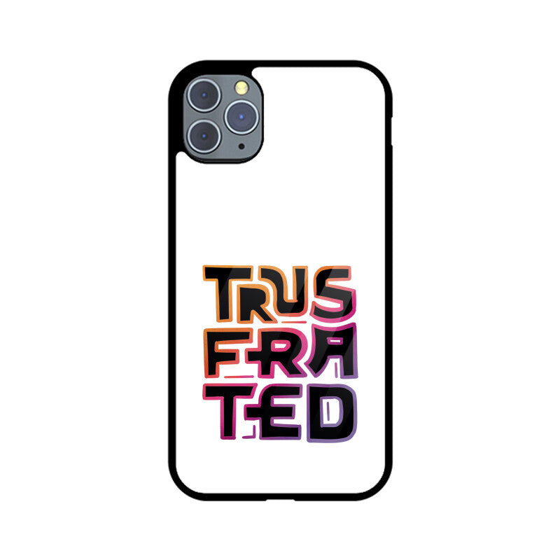 Trusfrated Jungkook (White) - Glass phone case