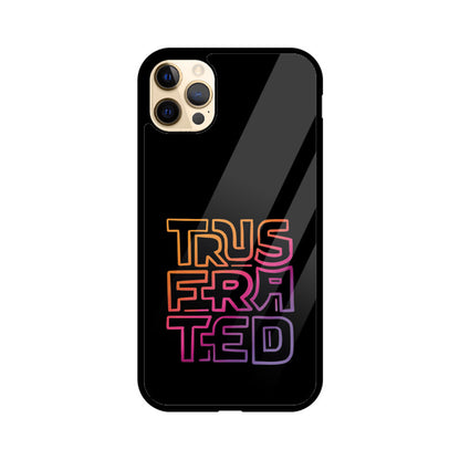 Trusfrated Jungkook (Black) - Glass phone case
