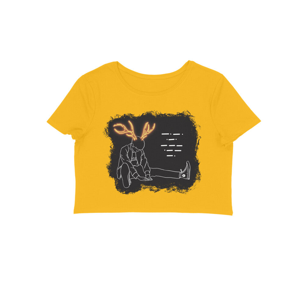 TXT Crown Morse Code - Crop Top