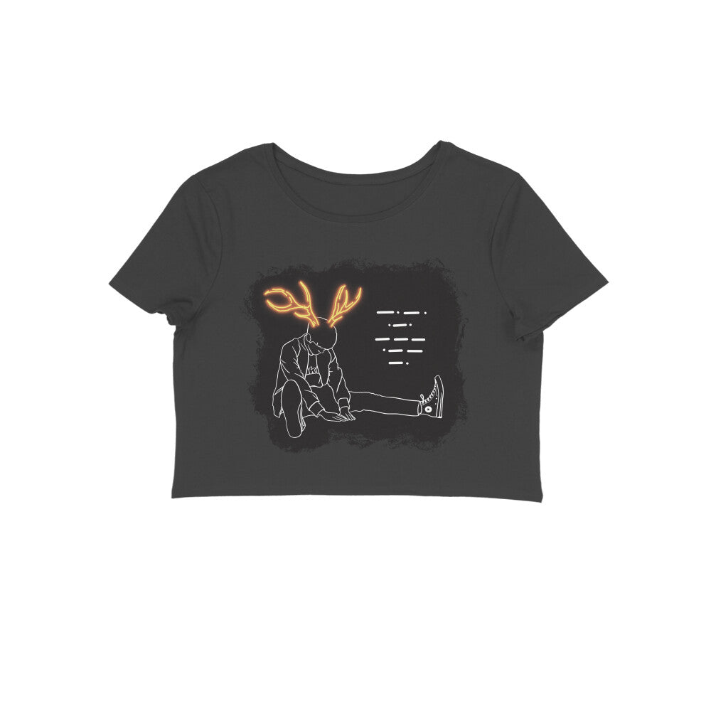 TXT Crown Morse Code - Crop Top