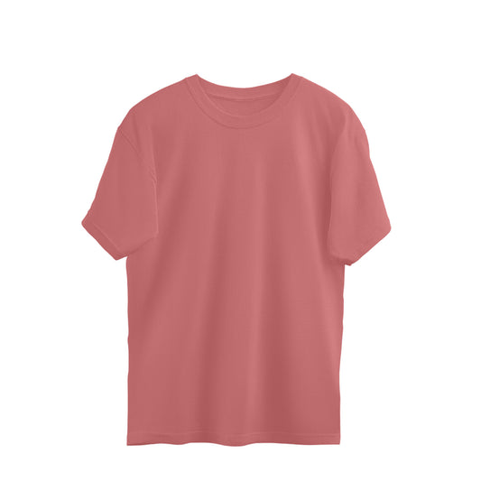 Solids : Dusty Rose Oversized Tee